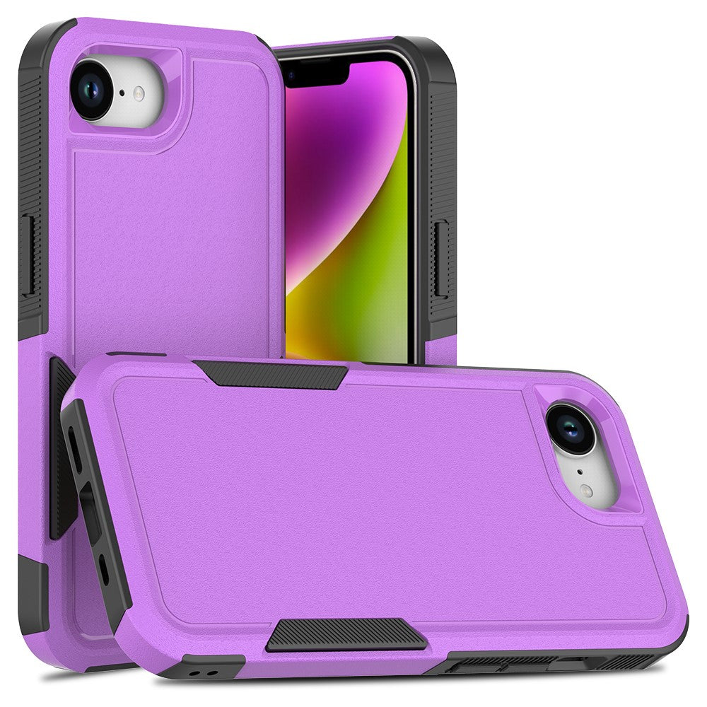For iPhone 17e / 16e Case 2 in 1 PC + TPU Shockproof Phone Cover
