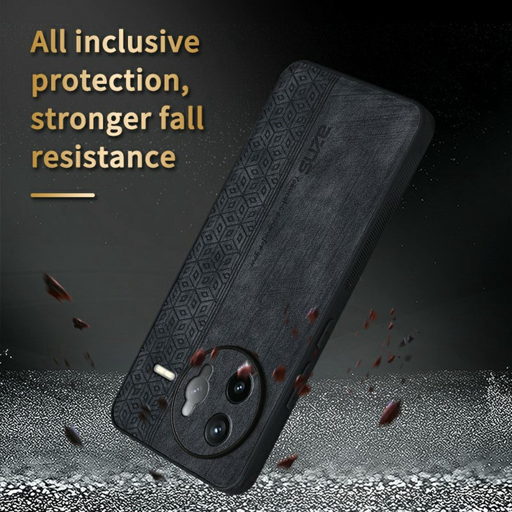AZNS For Xiaomi Poco F7 Ultra 5G / Redmi K80 Pro 5G Case Protective PU Leather Covered TPU Phone Shell