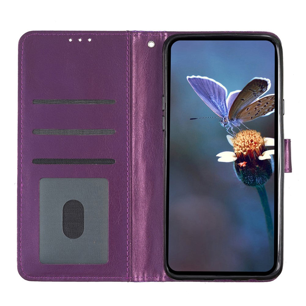 For Xiaomi Redmi Note 14 Pro 4G Wallet Case Glitter Anti-Scratch Leather Phone Cover Stand