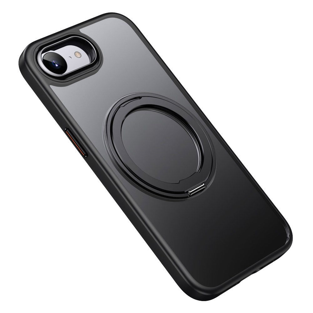 For iPhone 17e / 16e Case Compatible with MagSafe TPU + Acrylic + Kickstand Matte Phone Cover