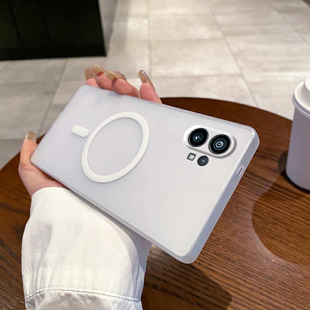Nothing Phone (1) 5G Handyhülle – Magnetische Schutzhülle, aus mattiertem Polycarbonat, mit Kameralinsenschutz
