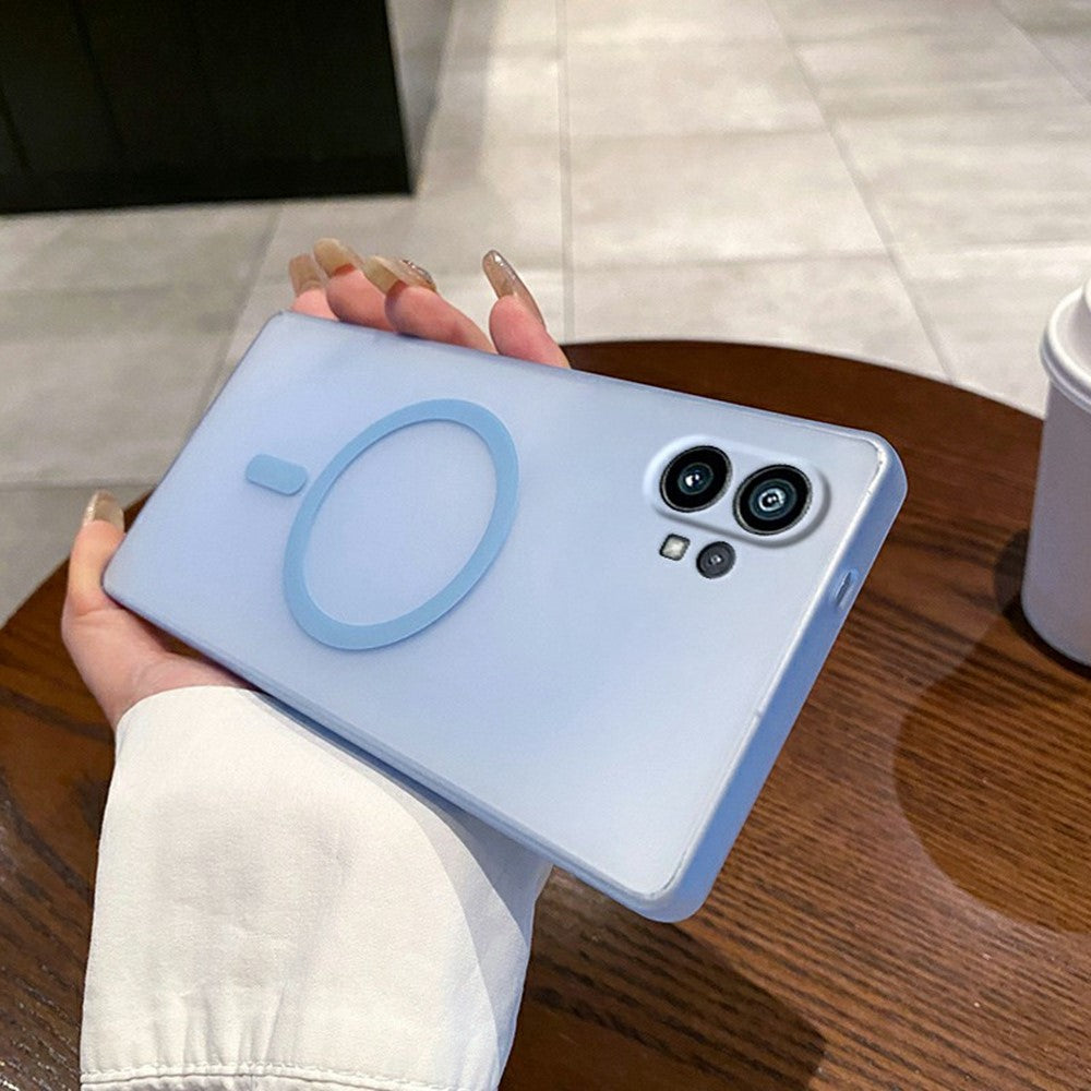 Nothing Phone (1) 5G Handyhülle – Magnetische Schutzhülle, aus mattiertem Polycarbonat, mit Kameralinsenschutz