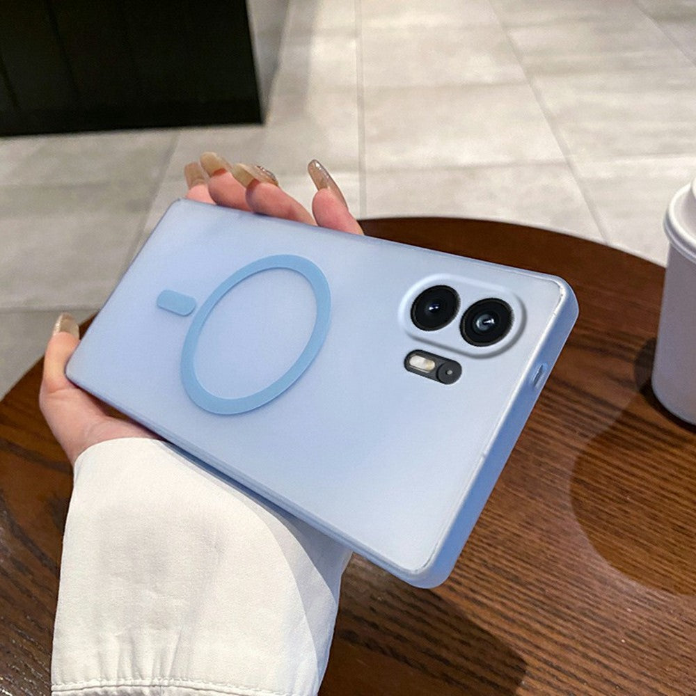 Nothing Phone (2) Handyhülle – Magnetische Schutzhülle, aus mattiertem Polycarbonat, mit Kameralinsenschutz