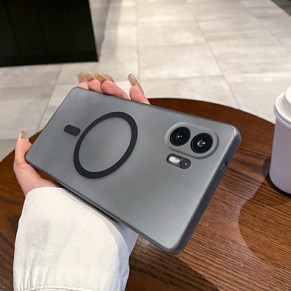 Nothing Phone (2) Handyhülle – Magnetische Schutzhülle, aus mattiertem Polycarbonat, mit Kameralinsenschutz