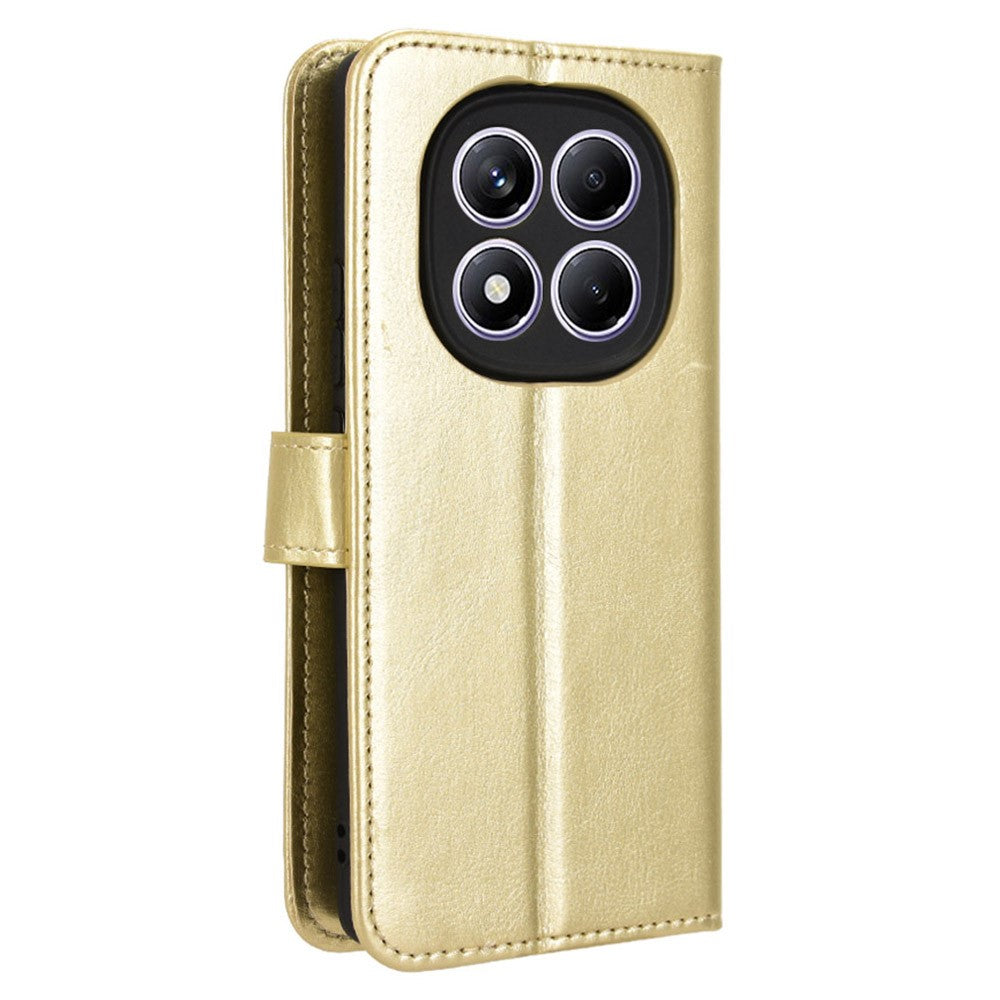 For Xiaomi Redmi Note 14 Pro 4G Case Crazy Horse Texture PU Leather Phone Wallet Cover
