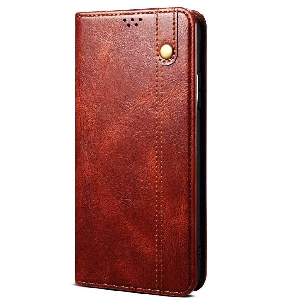 For Xiaomi 15 Ultra Case Crazy Horse Texture Waxy Leather Wallet Stand Phone Cover