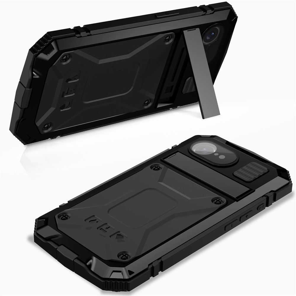 iPhone 16e Schutzhülle – Stoßfest, staubdicht, mit gehärtetem Glas & Ständer