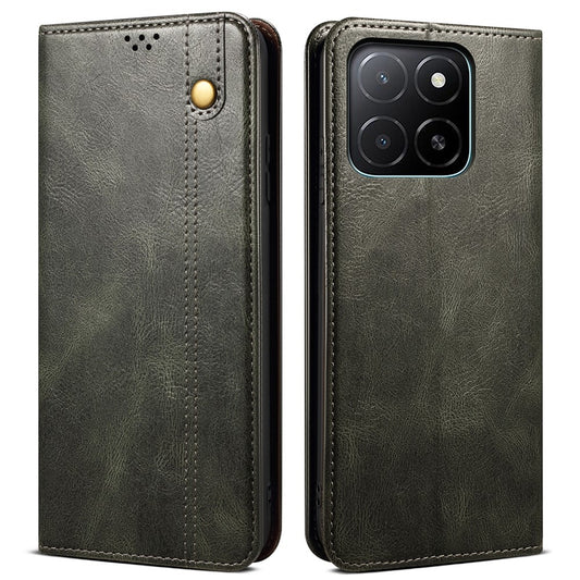 Honor X8c 4G Wallet-Handyhülle – Crazy Horse Textur Waxy Leder Standfunktion