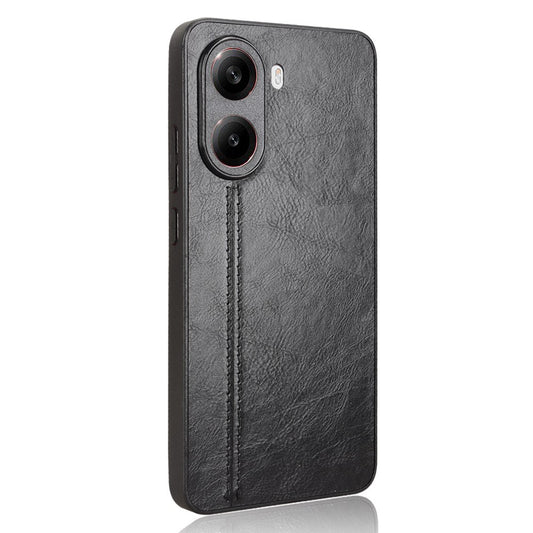For Xiaomi Poco X7 Pro 5G Case Leather + TPU + PC Phone Cover Stitching Line