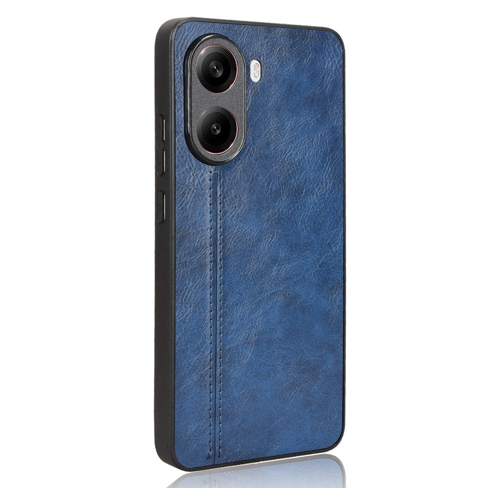 For Xiaomi Poco X7 Pro 5G Case Leather + TPU + PC Phone Cover Stitching Line