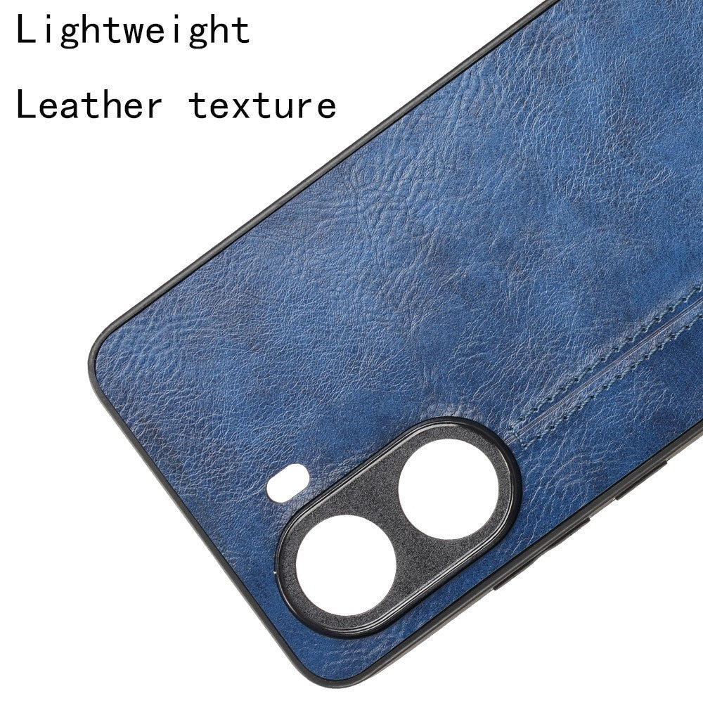 For Xiaomi Poco X7 Pro 5G Case Leather + TPU + PC Phone Cover Stitching Line
