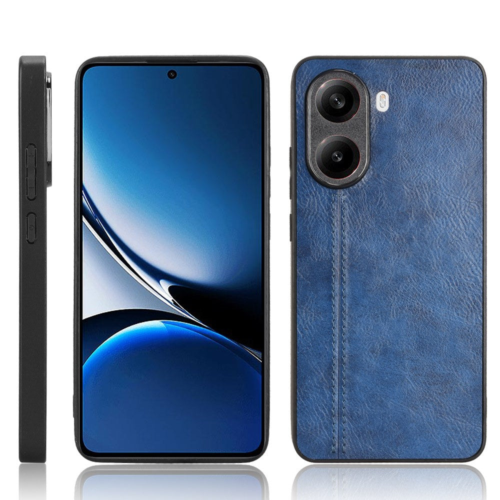 For Xiaomi Poco X7 Pro 5G Case Leather + TPU + PC Phone Cover Stitching Line