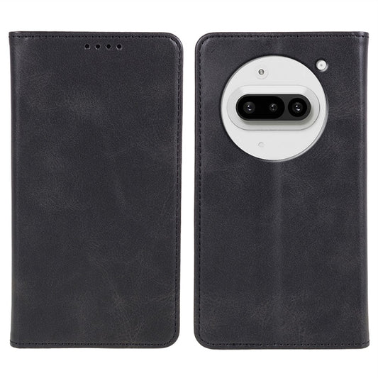 Nothing Phone (3a) Wallet-Handyhülle – Mit Magnetverschluss, Brieftaschenfunktion, aus Kalbsleder