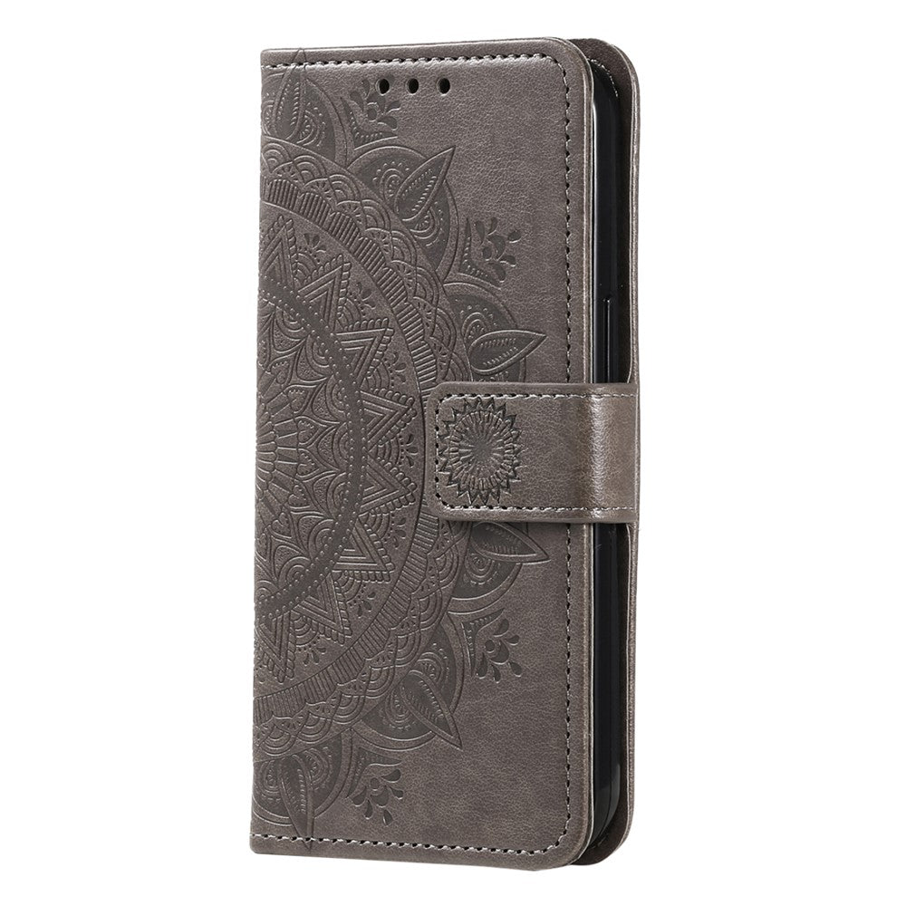 For Xiaomi Redmi Note 14 4G (164.84mm) Stand Case Imprinted Totem PU Leather Wallet Phone Cover