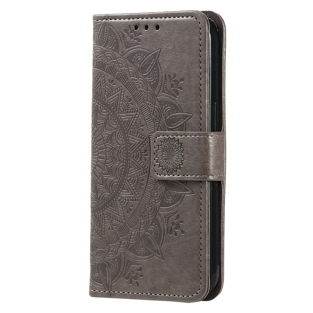 For Xiaomi Redmi Note 14 Pro 4G Stand Case Imprinted Totem PU Leather Wallet Phone Cover