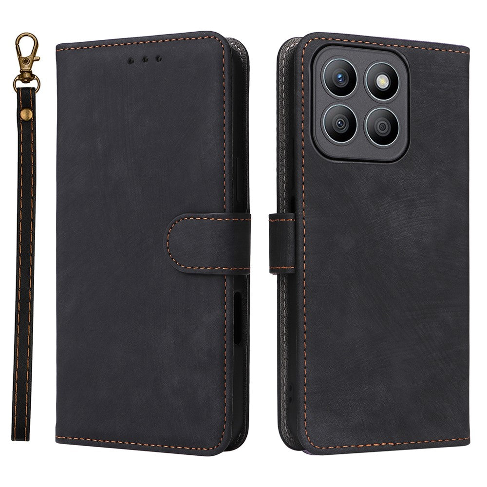 For Honor X8c 4G Case Wallet RFID Blocking PU Leather Cover Viewing Stand