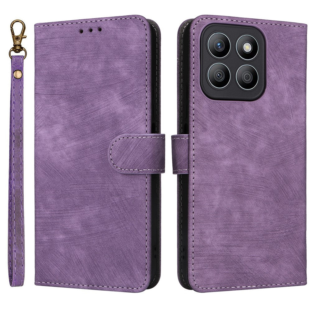 For Honor X8c 4G Case Wallet RFID Blocking PU Leather Cover Viewing Stand
