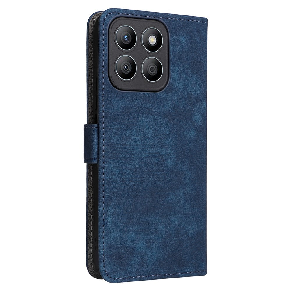 For Honor X8c 4G Case Wallet RFID Blocking PU Leather Cover Viewing Stand