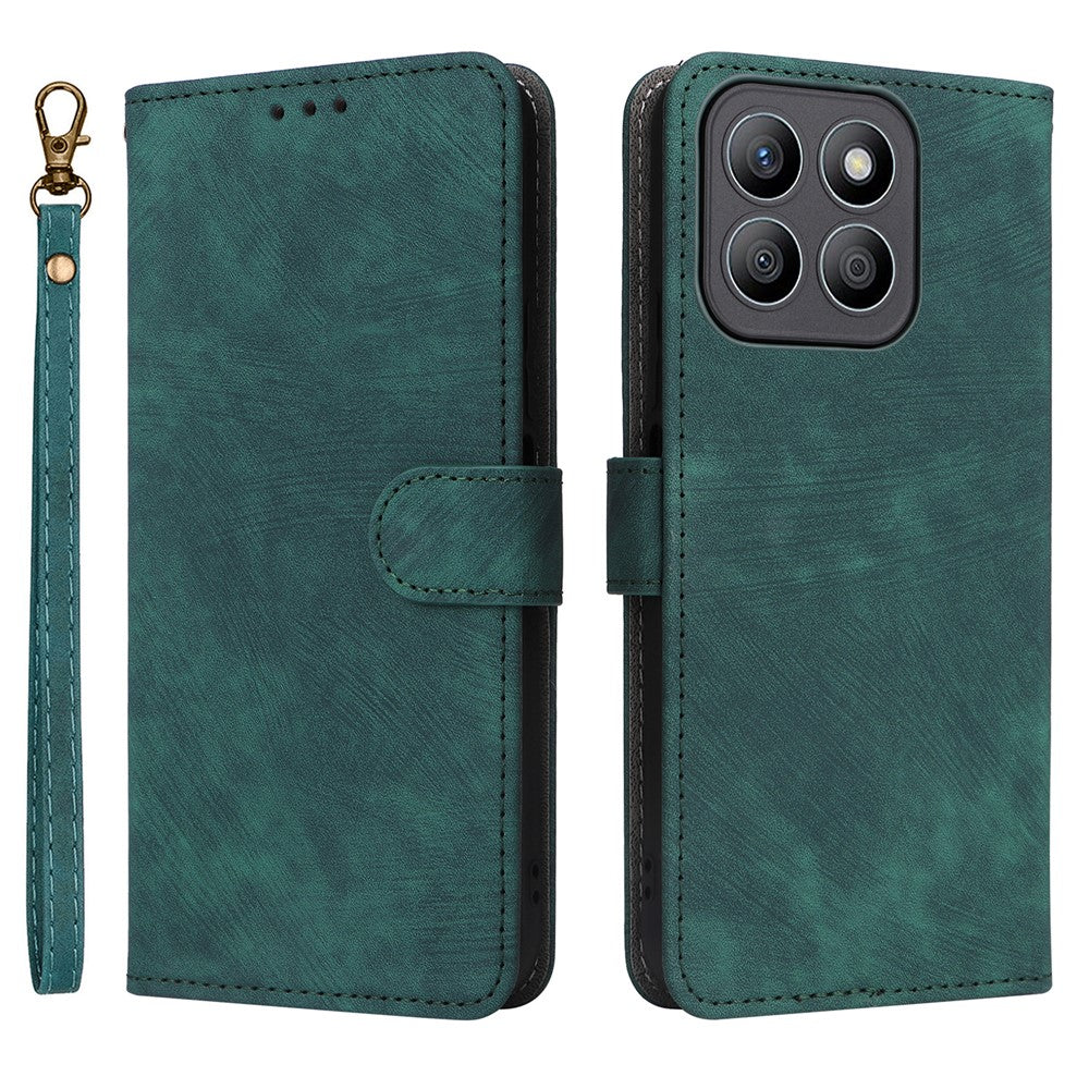 For Honor X8c 4G Case Wallet RFID Blocking PU Leather Cover Viewing Stand
