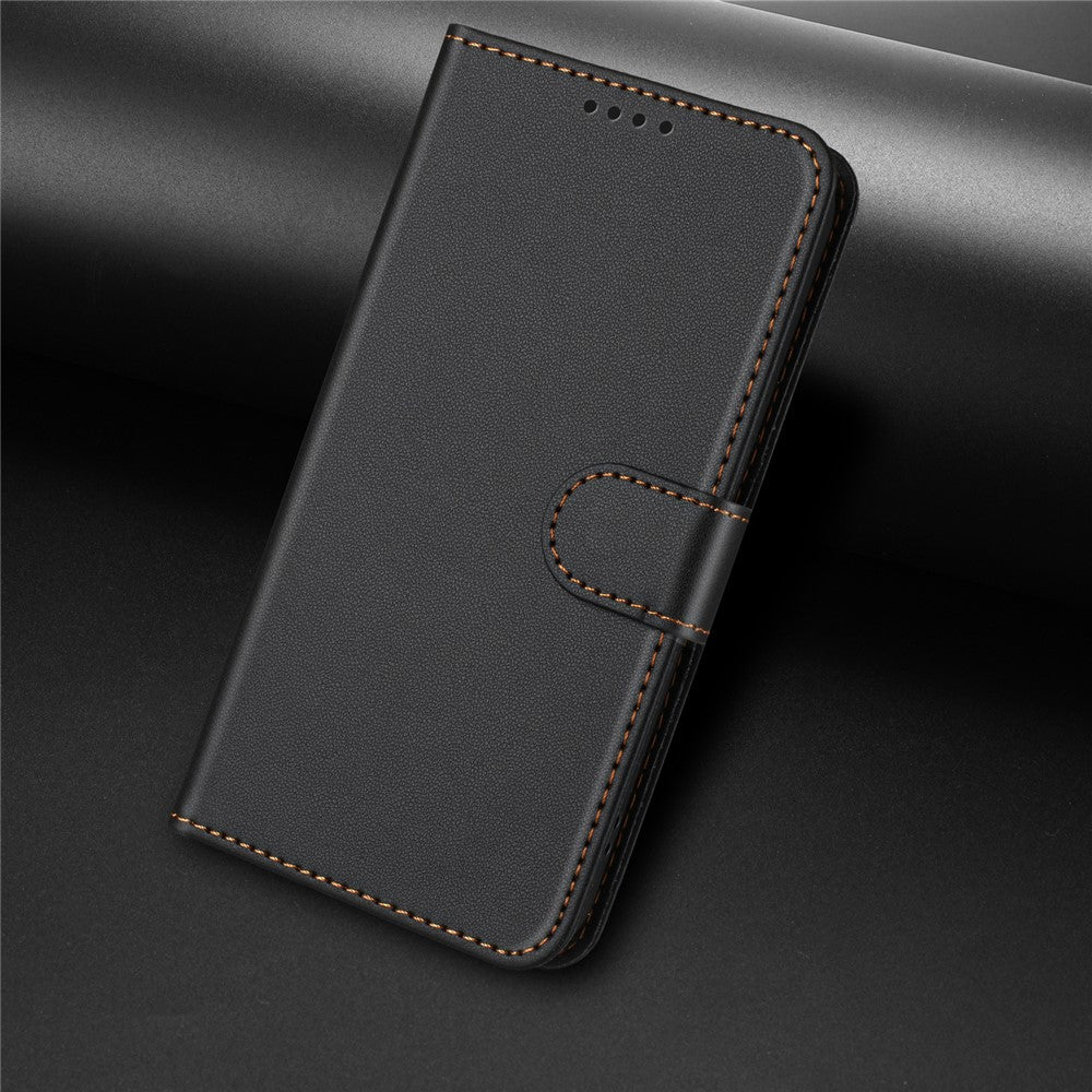 For Honor 200 Lite Leather Case Wallet Stand Solid Color Anti Drop Phone Cover