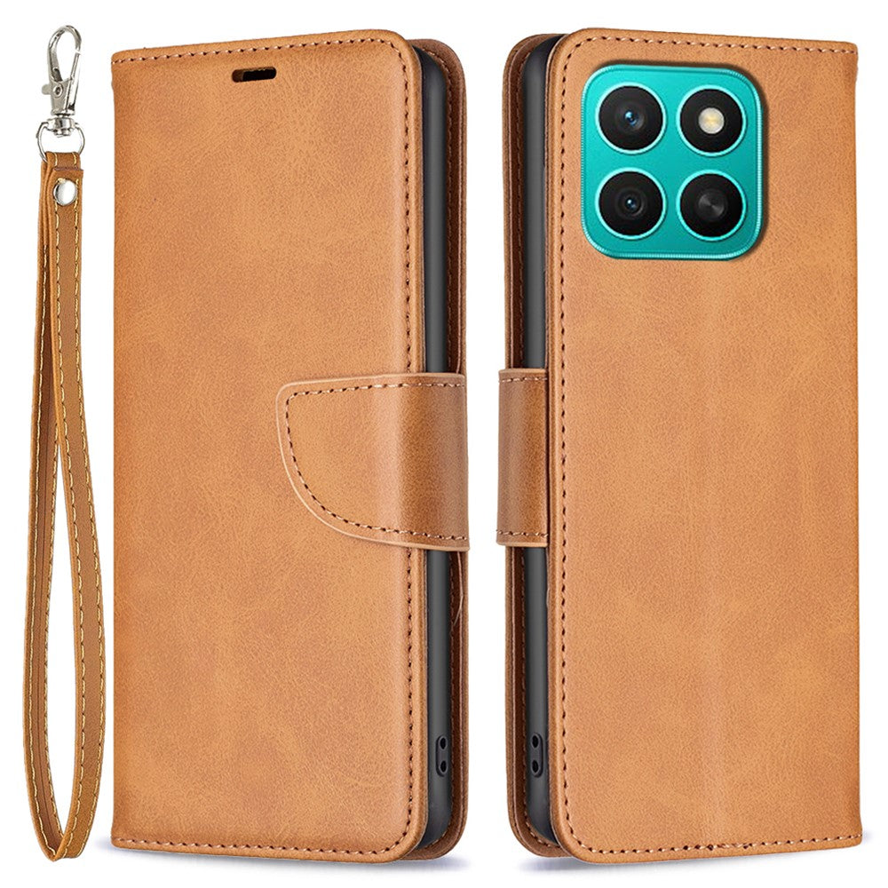 For Honor X8c 4G Case Shockproof PU Leather Cover with Wallet Card Slots