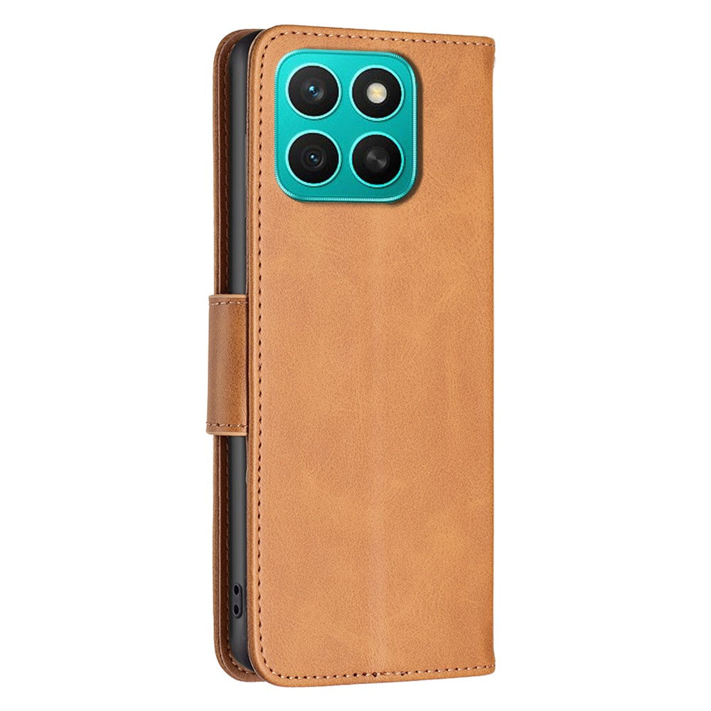 For Honor X8c 4G Case Shockproof PU Leather Cover with Wallet Card Slots