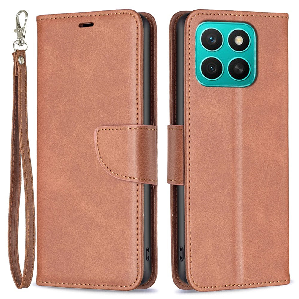 For Honor X8c 4G Case Shockproof PU Leather Cover with Wallet Card Slots
