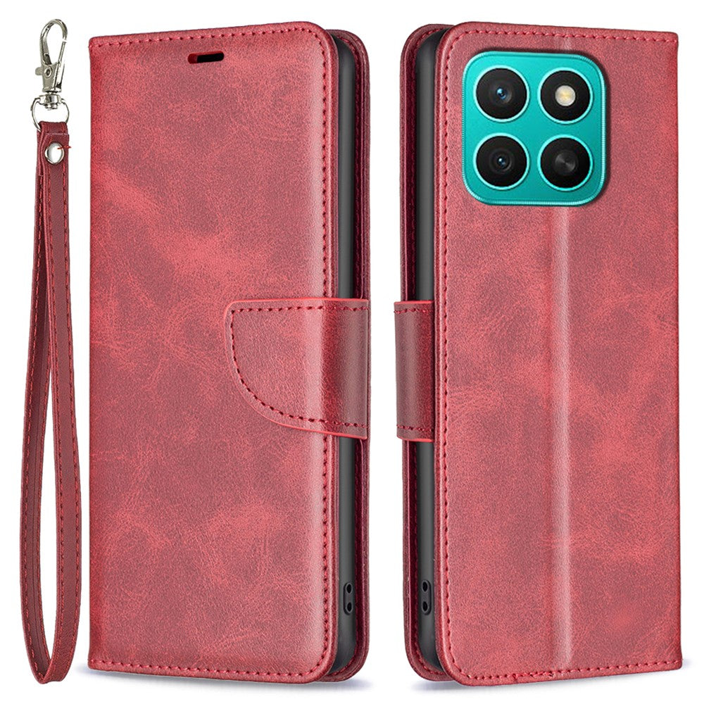 For Honor X8c 4G Case Shockproof PU Leather Cover with Wallet Card Slots