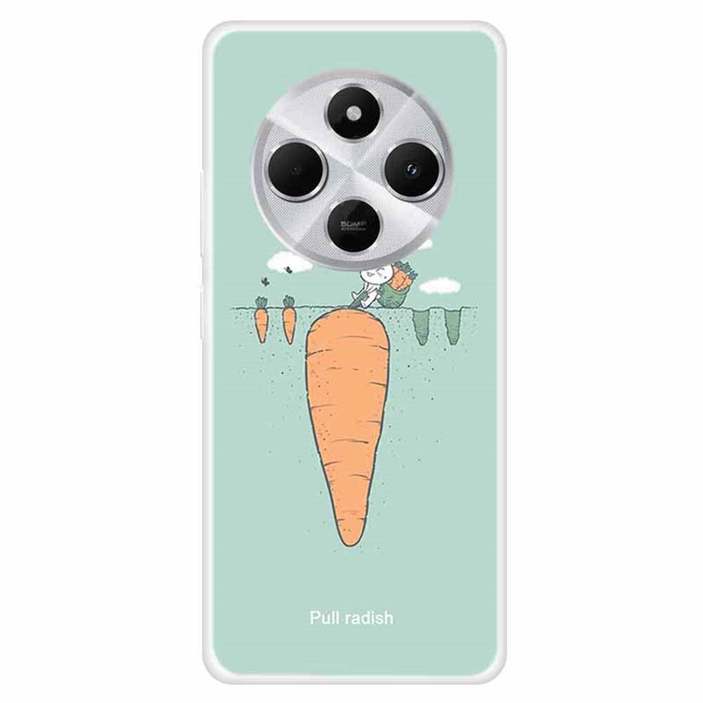 TPU Case for Xiaomi Redmi 14C 4G / 14R 5G / Poco C75 4G Pattern Printing Anti-Drop Phone Back Cover