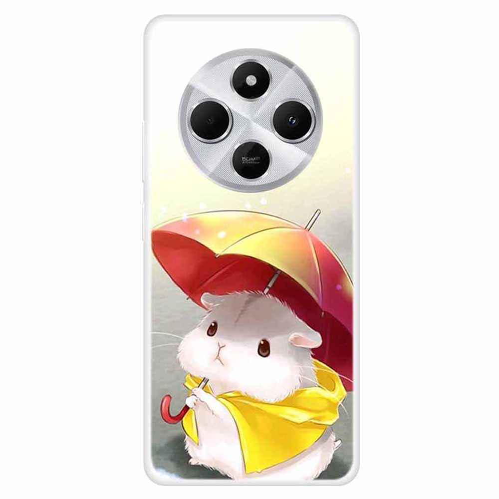 TPU Case for Xiaomi Redmi 14C 4G / 14R 5G / Poco C75 4G Pattern Printing Anti-Drop Phone Back Cover