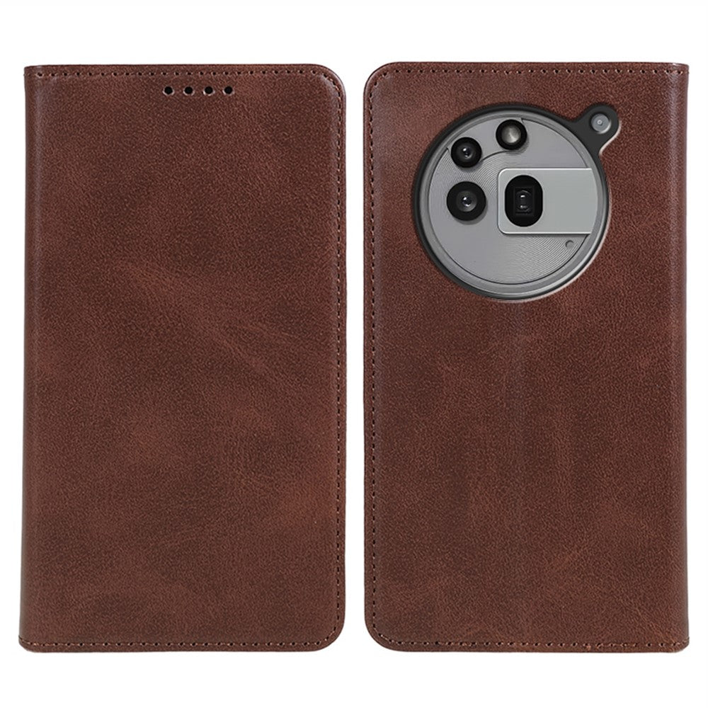 Nothing Phone (3a) Pro Wallet-Handyhülle – Mit Magnetverschluss, Brieftaschenfunktion, aus Kalbsleder