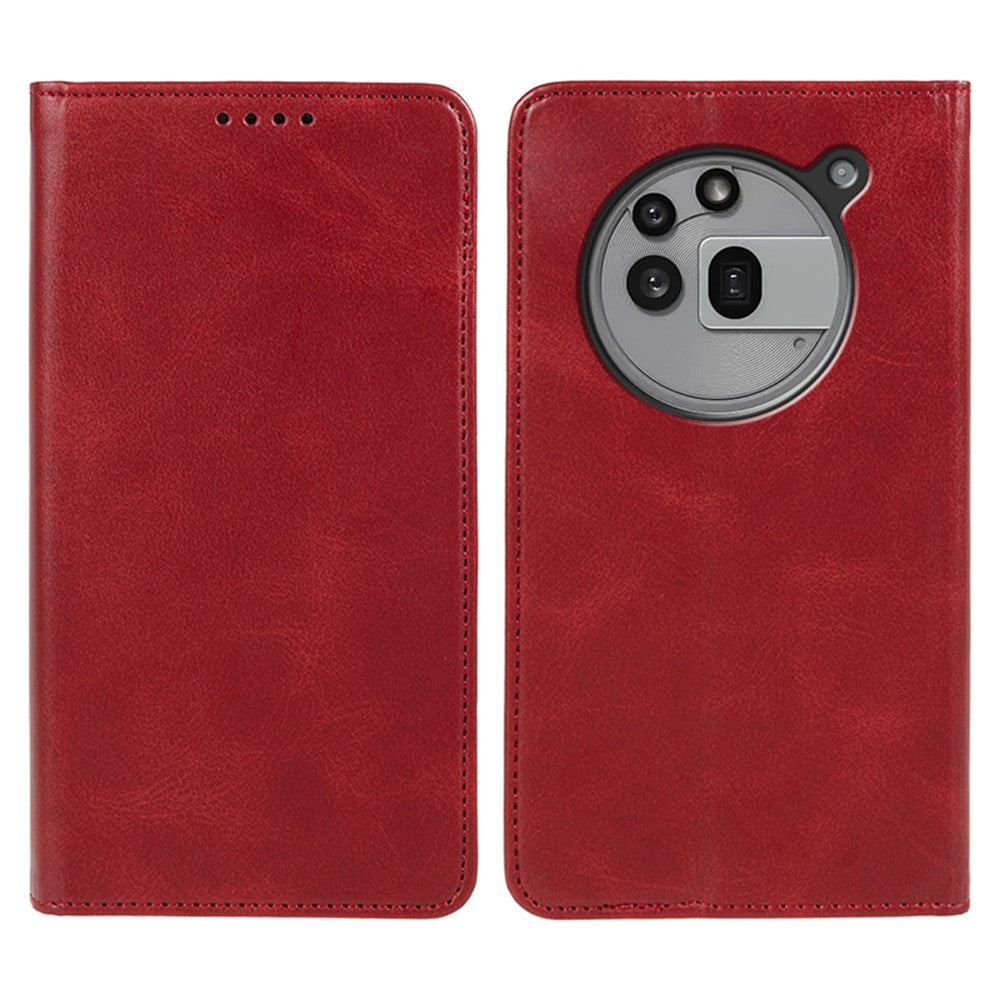 Nothing Phone (3a) Pro Wallet-Handyhülle – Mit Magnetverschluss, Brieftaschenfunktion, aus Kalbsleder