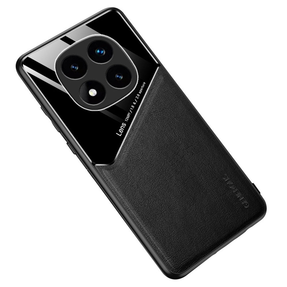For Xiaomi Redmi Note 14 Pro 4G Case Leather Coated PC + TPU Phone Back Cover