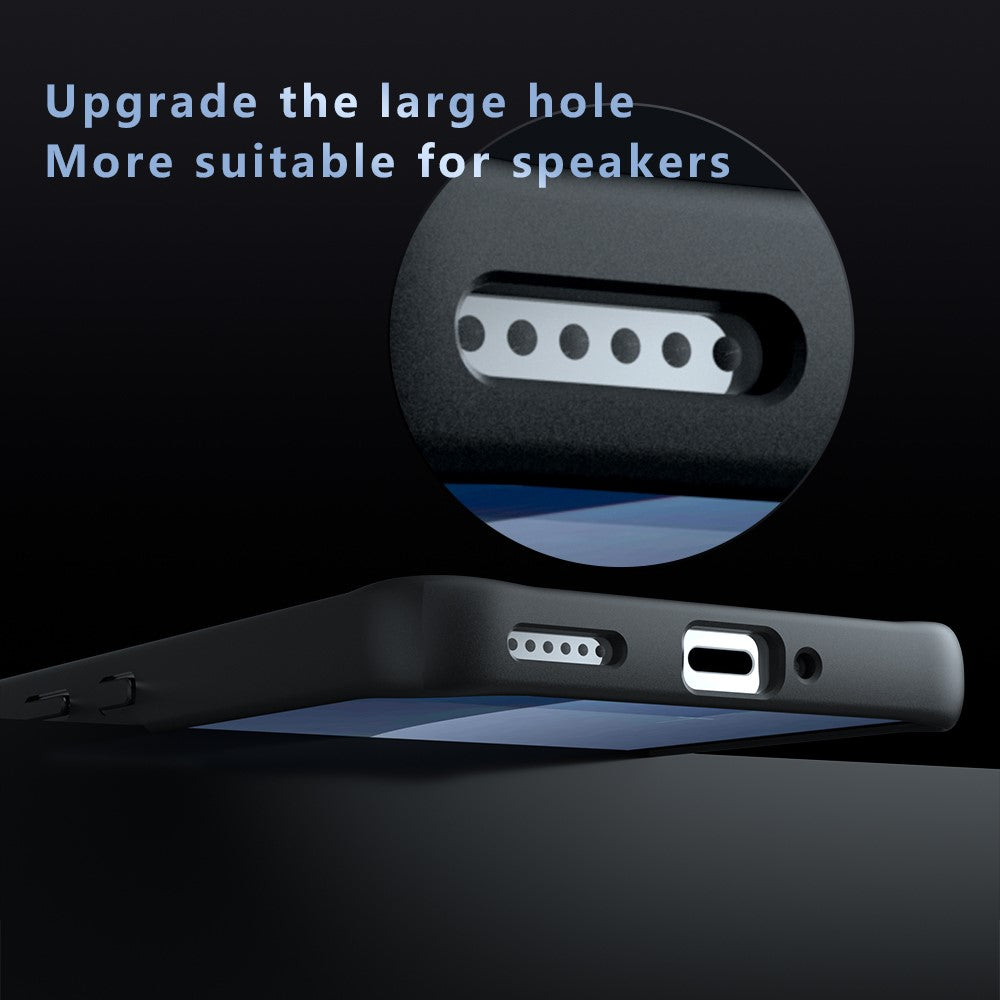Nothing Phone (3a) Handyhülle – Aus TPU + PC, matte Handy-Rückseite, Transparent Schwarz