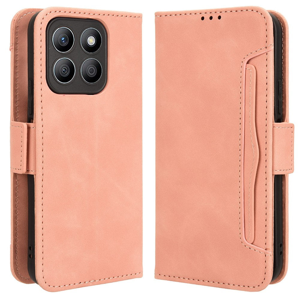 For Honor X8c 4G Case Wallet Leather Phone Cover with Multiple Card Slots