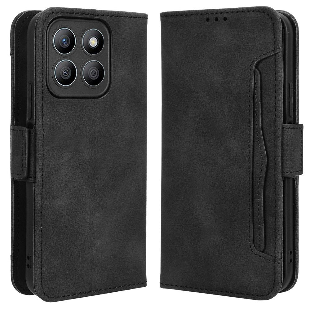 For Honor X8c 4G Case Wallet Leather Phone Cover with Multiple Card Slots