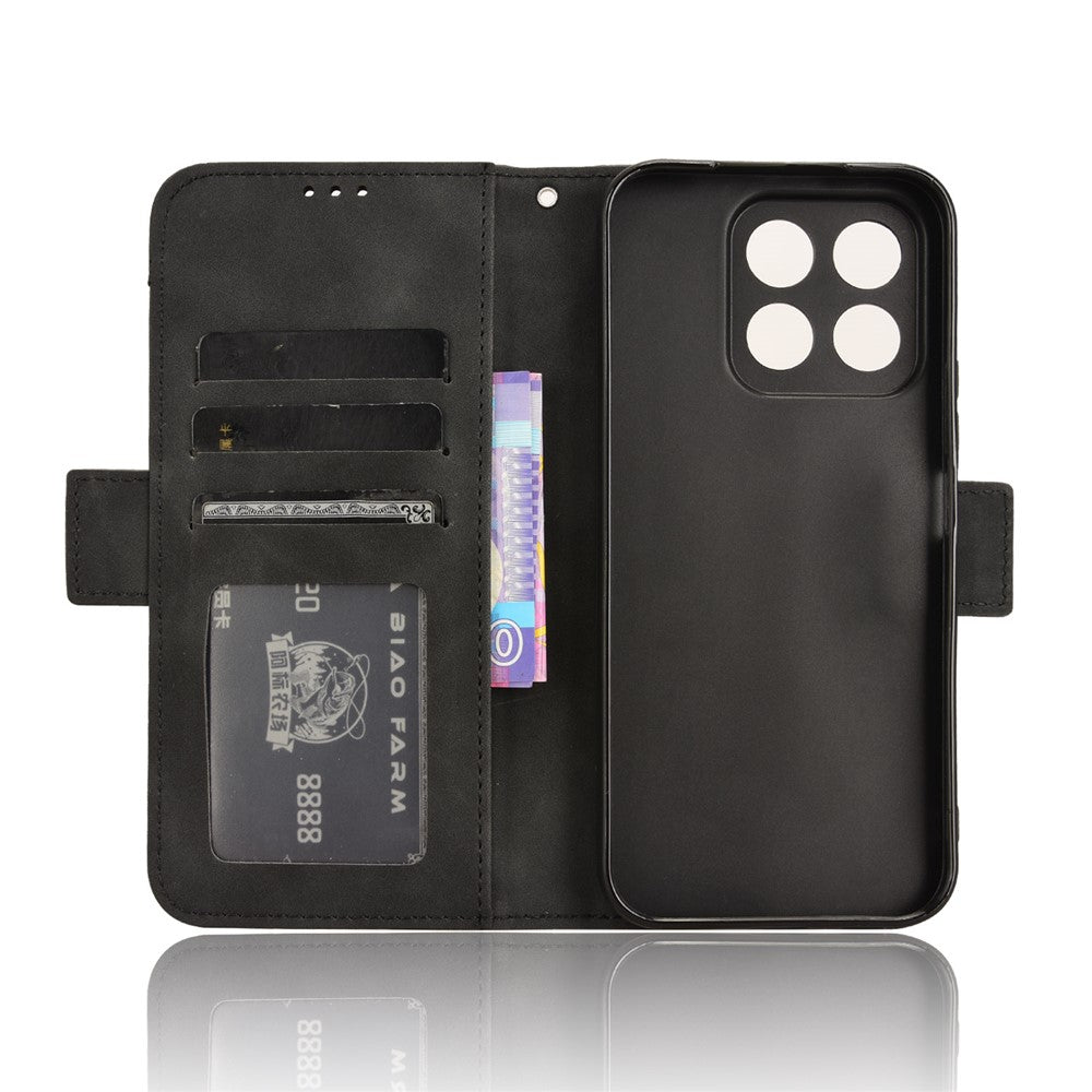 For Honor X8c 4G Case Wallet Leather Phone Cover with Multiple Card Slots