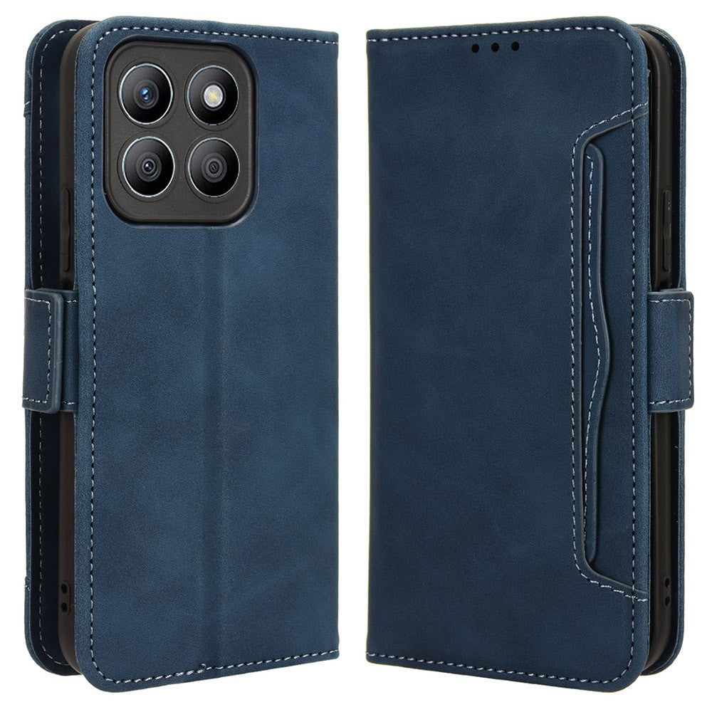 For Honor X8c 4G Case Wallet Leather Phone Cover with Multiple Card Slots