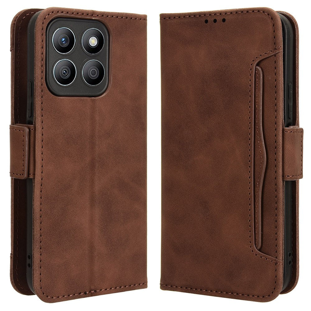 For Honor X8c 4G Case Wallet Leather Phone Cover with Multiple Card Slots