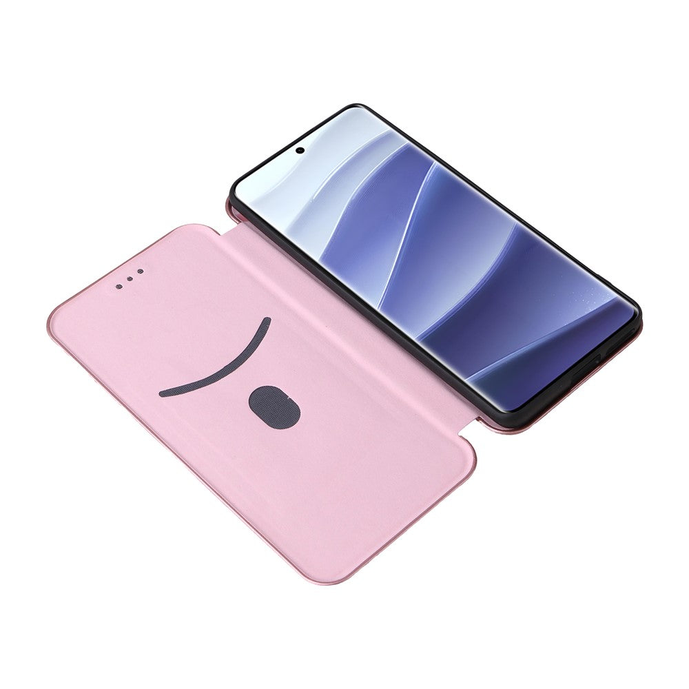 For Xiaomi Redmi Note 14 Pro 4G Case Carbon Fiber Texture Drop-Proof PU Leather Phone Cover