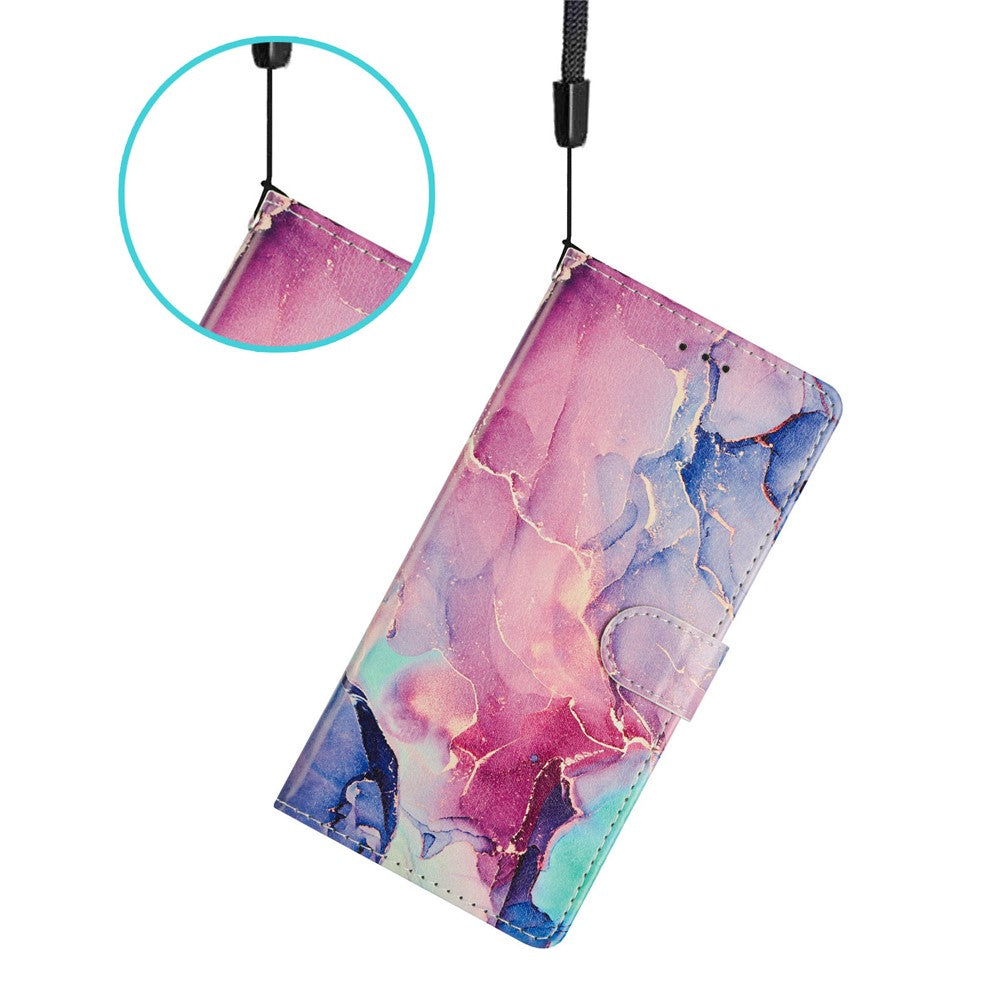 For Honor 200 Lite Wallet Phone Case PU Leather Flip Cover with Stand Card Holder Painted Design