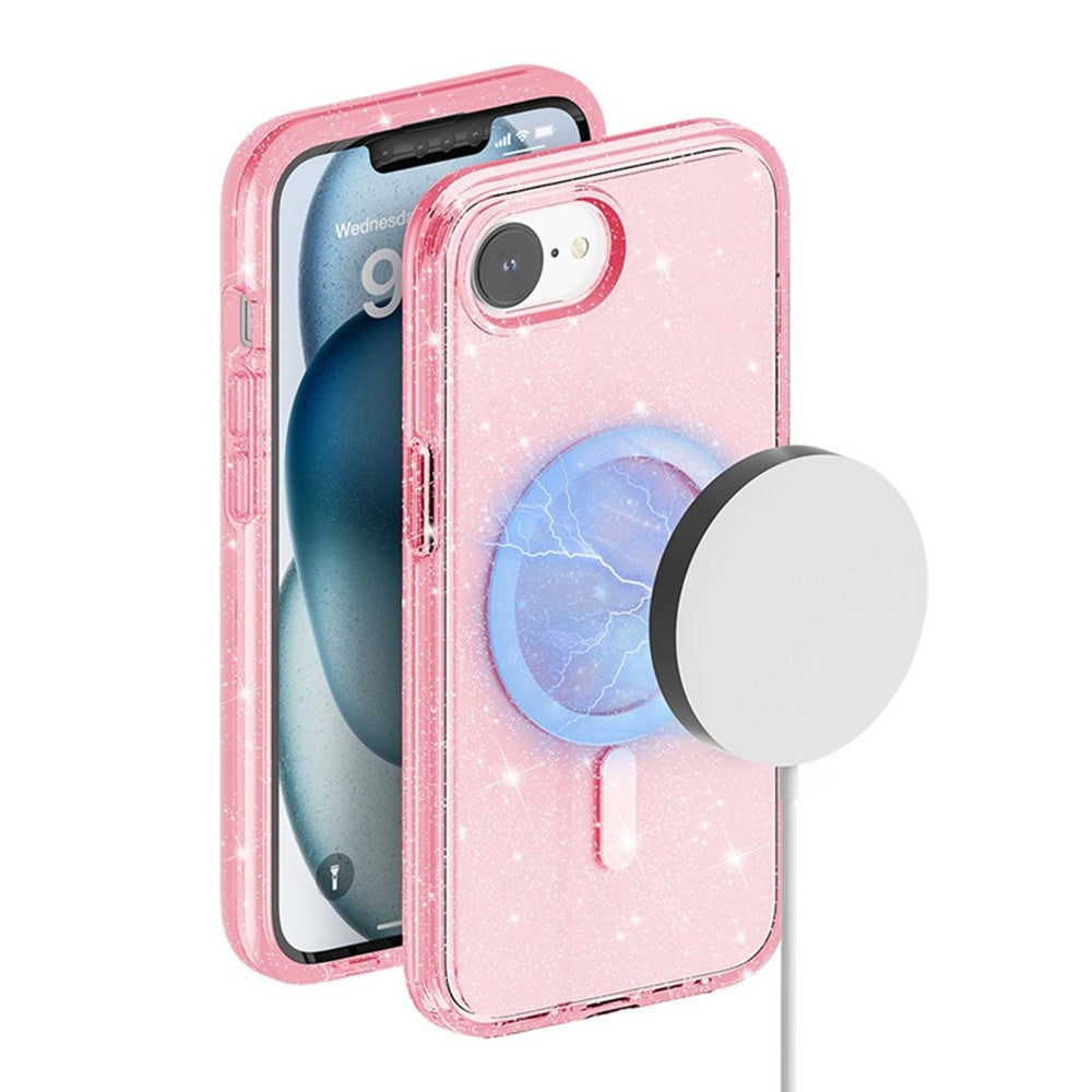 iPhone 16e Glitter-Hülle – Magnetisch & funkelnd