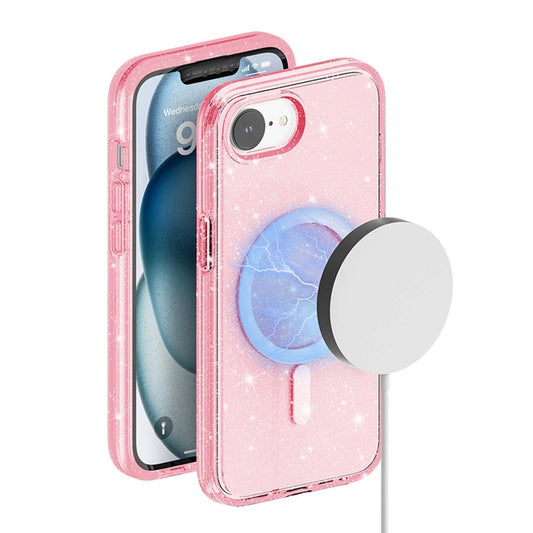 iPhone 16e Glitter-Hülle – Magnetisch & funkelnd