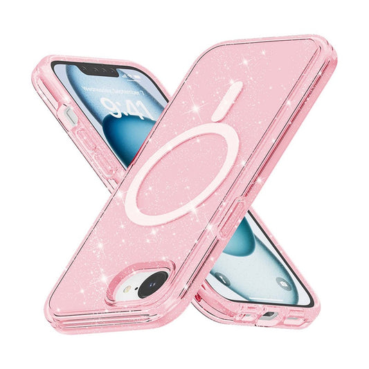 iPhone 16e Glitter-Hülle – Magnetisch & funkelnd