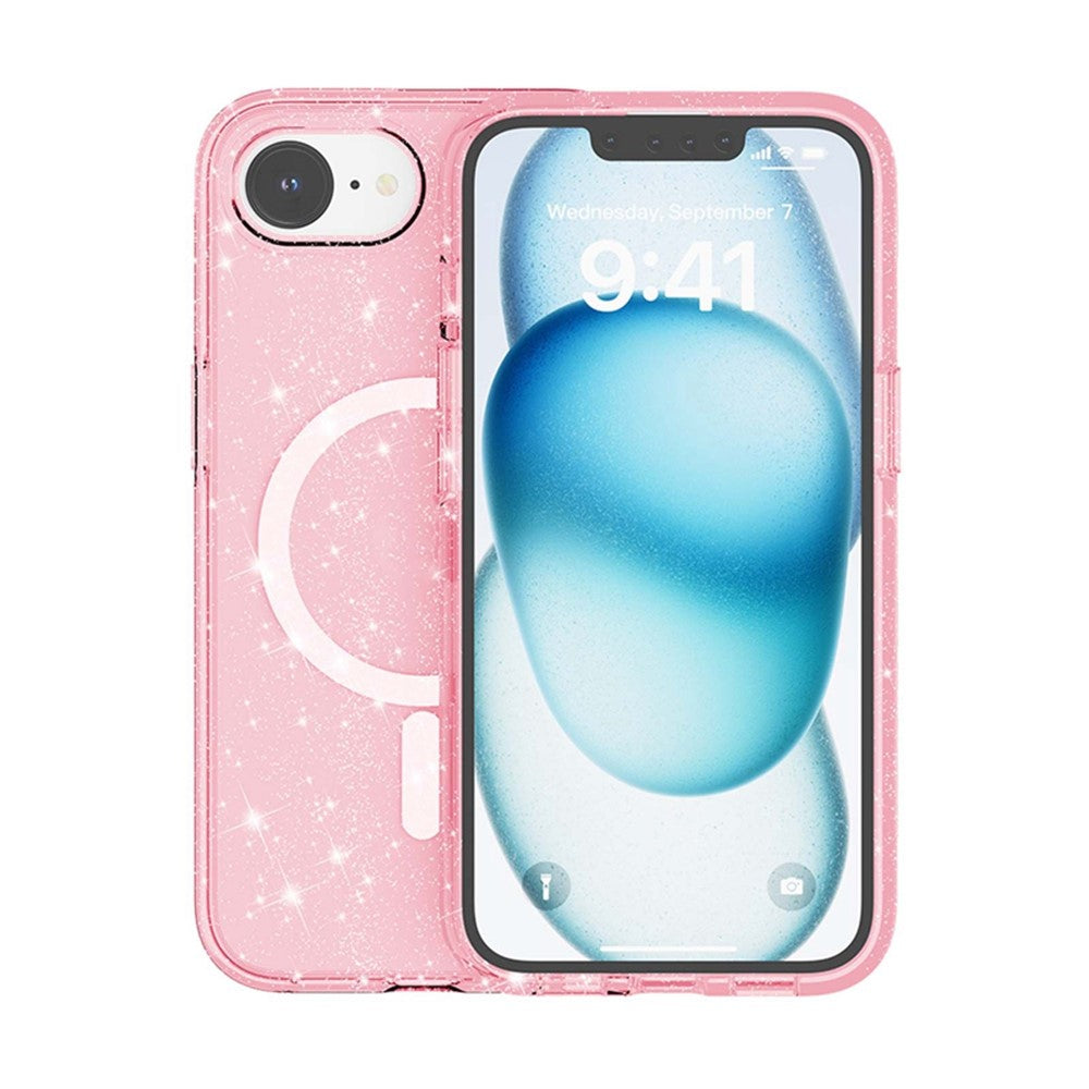 iPhone 16e Glitter-Hülle – Magnetisch & funkelnd