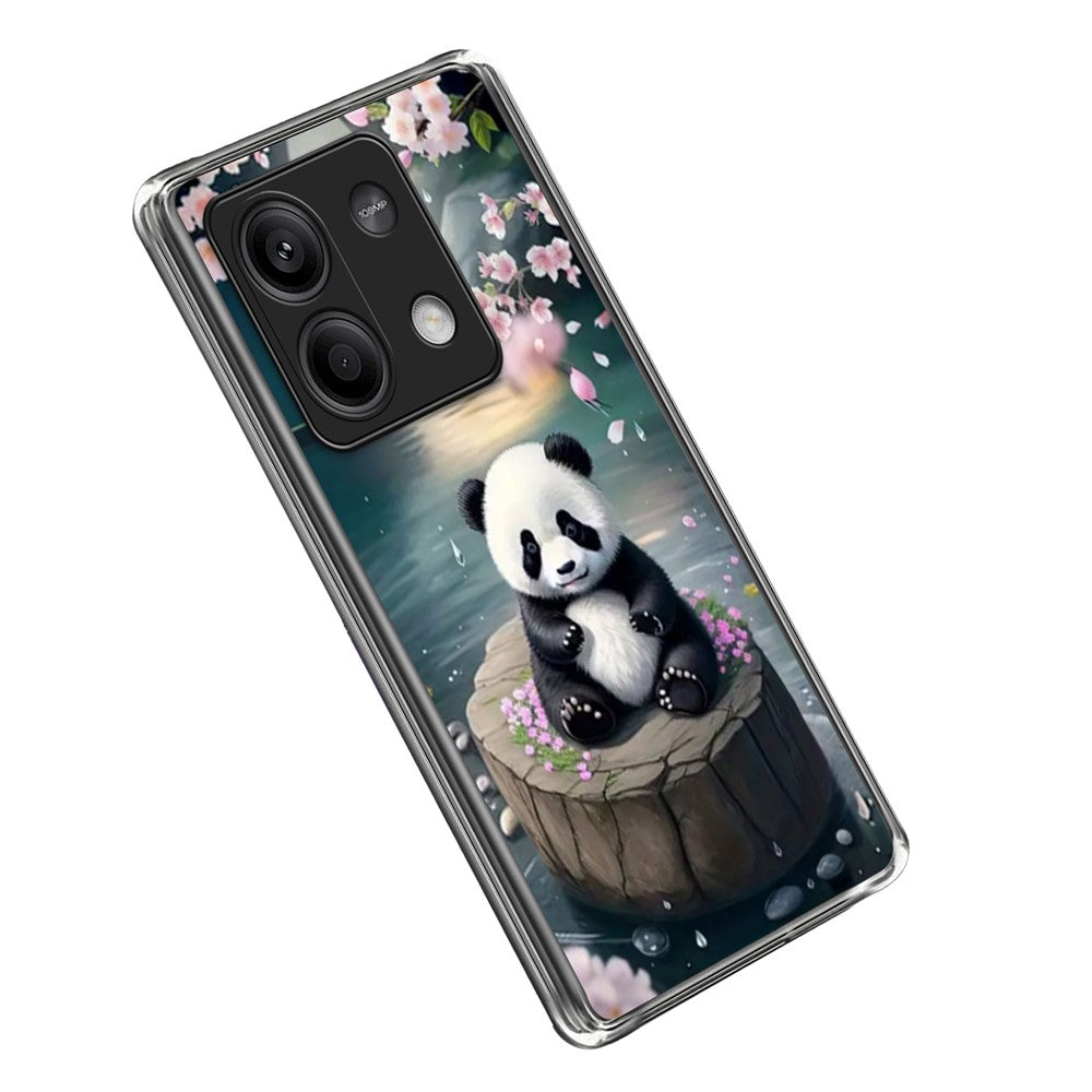 For Xiaomi Redmi Note 13 5G Case IMD Pattern Printed Shockproof TPU Phone Cover