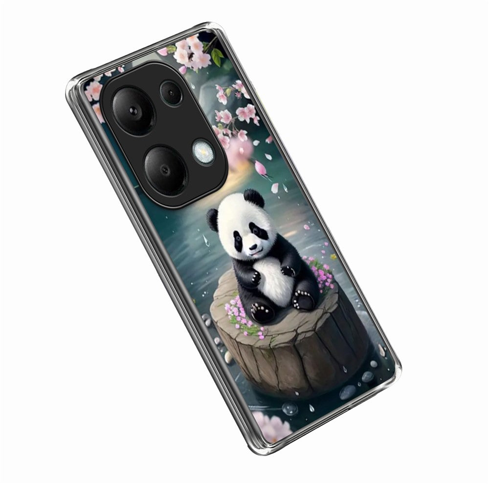 For Xiaomi Redmi Note 13 Pro 4G Case IMD Pattern Printed Shockproof TPU Phone Cover