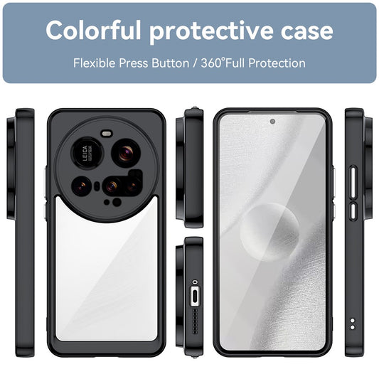 Xiaomi 15 Ultra Handyhülle – Gehäuse aus TPU + transparenter Acryl