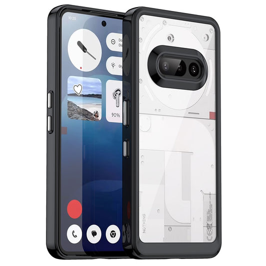 Nothing Phone (3a) Transparente Handyhülle – Stoßfeste Rückseite, aus TPU & Acryl