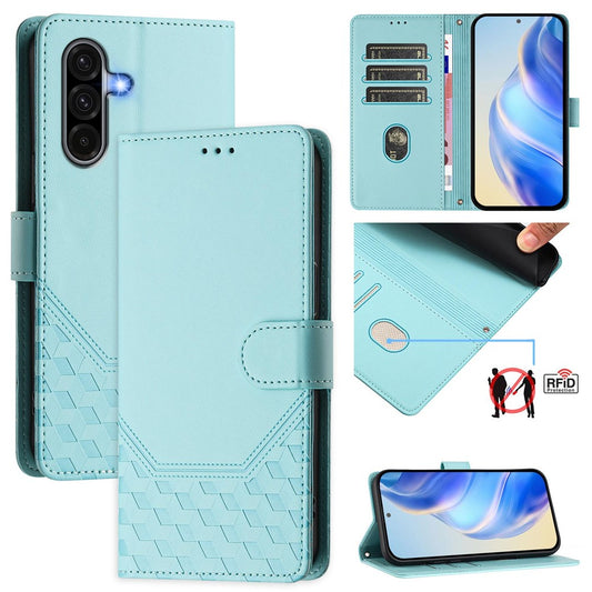 Galaxy A26 5G Lederhülle mit Riemen & RFID-Schutz